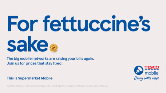 Tesco Mobile And BBH Launch Tongue-In-Cheek Campaign
